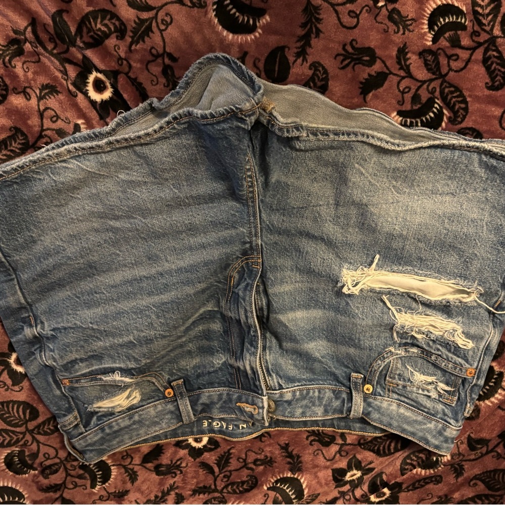 Distressed American Eagle Denim Shorts size 16